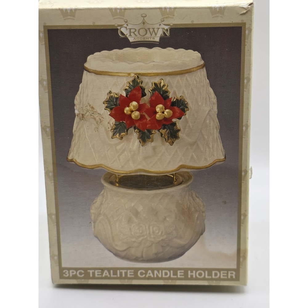 Crown 3 Pc Tealight Candle Holder